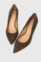 Lauren Ralph Lauren szpilki zamszowe Lanette zielony 802709652008.300