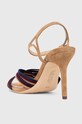 Взуття Замшеві сандалі Lauren Ralph Lauren Madelaine 802912329003.260 бежевий