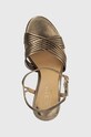 Δερμάτινα σανδάλια Lauren Ralph Lauren Madelaine χρυσαφί 802912330001.710