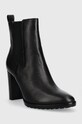 Kožené topánky chelsea Lauren Ralph Lauren Mylah 802912285001.001 čierna AW23