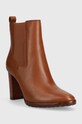 Lauren Ralph Lauren sztyblety skórzane Mylah 802912285002.270 brązowy AW23