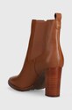 Obuwie Lauren Ralph Lauren sztyblety skórzane Mylah 802912285002.270 brązowy