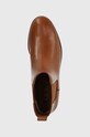 Kožené kotníkové boty Lauren Ralph Lauren Brylee hnědá 802908354002.270