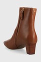 Obuwie Lauren Ralph Lauren botki skórzane Willa 802912365002.270 brązowy