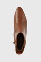 Lauren Ralph Lauren botki skórzane Willa brązowy 802912365002.270