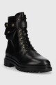 Lauren Ralph Lauren workery skórzane Cammie 802916475001.001 czarny AW23