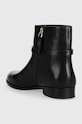 Obuv Kožené členkové topánky Lauren Ralph Lauren Briela 802912273001.001 čierna