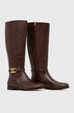 Lauren Ralph Lauren kozaki skórzane Bridgette 802908350003.200 brązowy AW23
