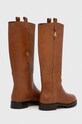 Boty Kožené kozačky Patrizia Pepe 8Y0052.L078.B757 hnědá