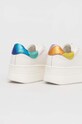 Boty Kožené tenisky Kurt Geiger London Laney Pumped 9991919109.WHITE bílá