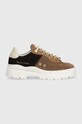 Замшевые кроссовки Filling Pieces Court Serrated Topaz платформа коричневый 71633831933