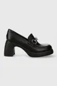 чорний Шкіряні туфлі Karl Lagerfeld ASTRAGON Жіночий