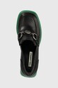 Karl Lagerfeld bőr flip-flop ASTRAGON fekete KL33830.00F