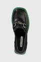 Karl Lagerfeld bőr flip-flop ASTRAGON fekete KL33830.00F