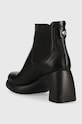 Încălțăminte Karl Lagerfeld ghete chelsea de piele ASTRAGON KL33840.000 negru
