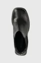 μαύρο Δερμάτινες μπότες τσέλσι Karl Lagerfeld ASTRAGON