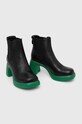 Karl Lagerfeld sztyblety skórzane ASTRAGON KL33840.00F czarny AW23