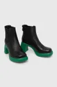 Δερμάτινες μπότες τσέλσι Karl Lagerfeld ASTRAGON μαύρο