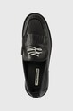 Kožené mokasíny Karl Lagerfeld MOKASSINO II čierna KL41430.000