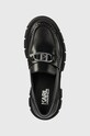 Karl Lagerfeld mocasini de piele PRECINCT KL negru KL43823.000