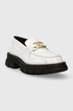 Karl Lagerfeld mocasini de piele PRECINCT KL KL43823.011 alb AW23