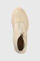 Karl Lagerfeld cizme de piele ARIA bej KL43260.0H1