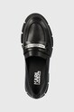 Karl Lagerfeld mocasini de piele ARIA negru KL43210.000
