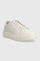 Karl Lagerfeld sneakersy skórzane MAXI KUP KL62217.2T1 beżowy AW23