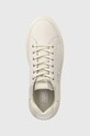 Karl Lagerfeld sneakersy skórzane MAXI KUP beżowy KL62217.2T1