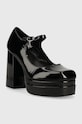 Kožené lodičky Karl Lagerfeld STRADA KL30125A.1BP čierna AW23