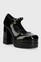 Шкіряні туфлі Karl Lagerfeld STRADA чорний