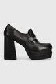Кожаные туфли Karl Lagerfeld STRADA кирпичик чёрный KL30133.000
