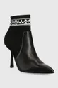 Členkové topánky Karl Lagerfeld PANDARA čierna