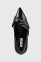 crna Kožne štikle Karl Lagerfeld SARABANDE