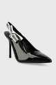 Karl Lagerfeld stilettos de piele SARABANDE KL30908.1BP negru AW23