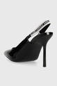 Încălțăminte Karl Lagerfeld stilettos de piele SARABANDE KL30908.1BP negru