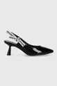чорний Шкіряні туфлі Karl Lagerfeld PANACHE Жіночий