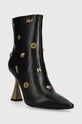 Δερμάτινες μπότες Karl Lagerfeld DEBUT KL32059F.00G μαύρο AW23