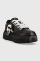 Δερμάτινα αθλητικά παπούτσια Karl Lagerfeld KREEPER LO μαύρο