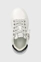 Karl Lagerfeld sneakersy skórzane KREEPER LO biały KL42376N.011