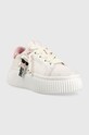 Usnjene superge Karl Lagerfeld KREEPER LO KL42376N.01P bela AW23