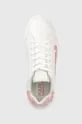 λευκό Δερμάτινα αθλητικά παπούτσια Karl Lagerfeld MAXI KUP