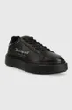 Δερμάτινα αθλητικά παπούτσια Karl Lagerfeld MAXI KUP μαύρο