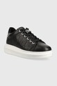 Karl Lagerfeld sneakers din piele KAPRI KC KL62523F.000 negru AW23