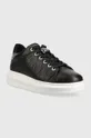 Δερμάτινα αθλητικά παπούτσια Karl Lagerfeld KAPRI KC μαύρο