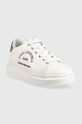 Karl Lagerfeld sneakersy skórzane KAPRI KL62539.01P biały AW23