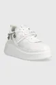 Δερμάτινα αθλητικά παπούτσια Karl Lagerfeld ANAKAPRI λευκό