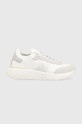 Karl Lagerfeld sneakersy BLAZE imitacja zamszu biały KL62440.K1W