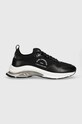 Karl Lagerfeld sportcipő LUX FINESSE nappa bőr fekete KL63138.K00