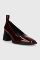 Kožené lodičky Vagabond Shoemakers HEDDA 5303.160.38 burgundské AW23